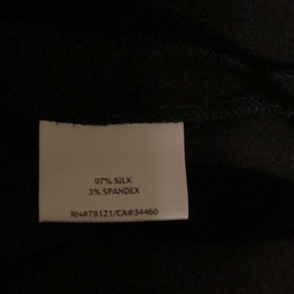 🌺 Eileen Fisher Black Tank Top Size MP - Picture 6 of 6